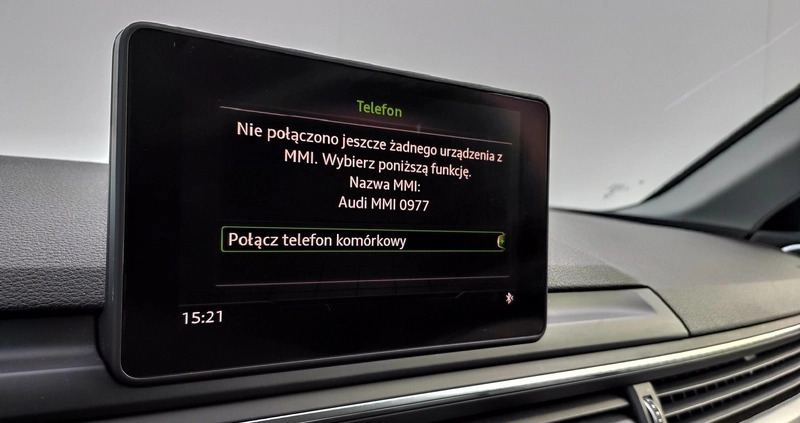 Audi A4 cena 99900 przebieg: 144621, rok produkcji 2018 z Rybnik małe 497